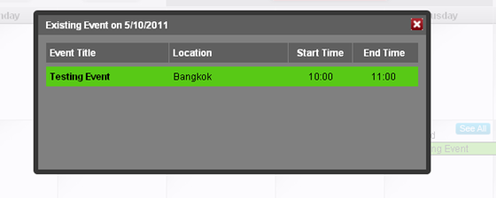 Websites:  Event Calander