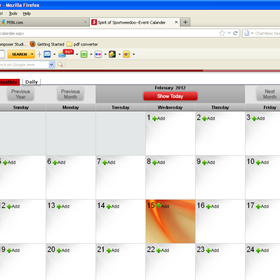 Websites:  Event Calander