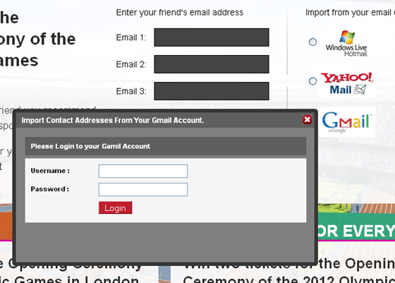 Websites: Contact email Addrss Importer