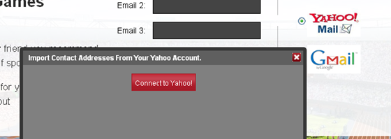 Websites: Contact email Addrss Importer